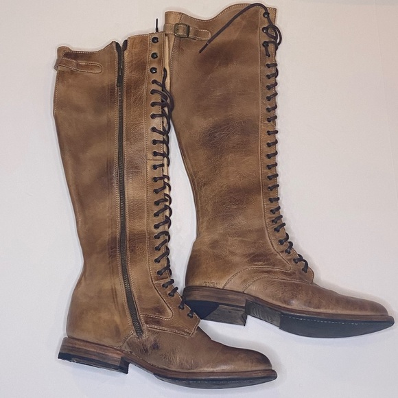 Bed Stu Della Rustic Tan Boots Size 